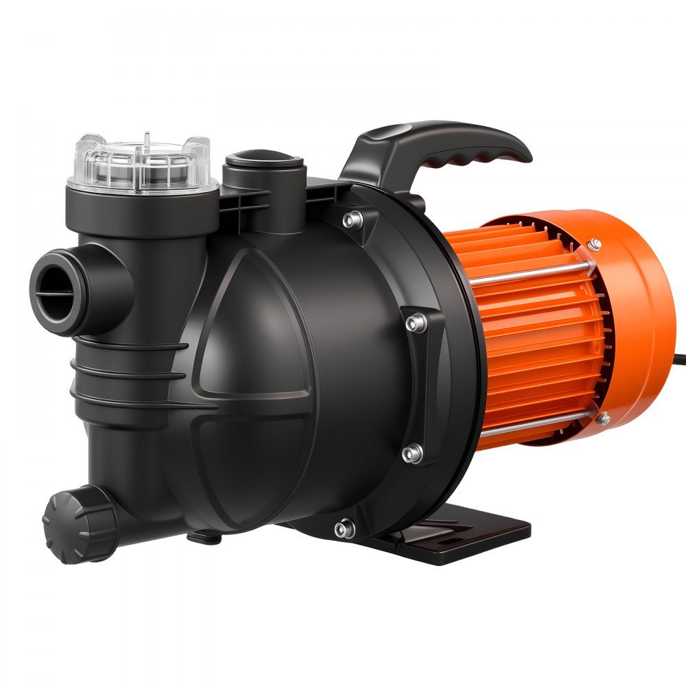 Gartenpumpe, 1300 W, 230 V, max. Förderleistung 4800 L/h, PP-Bewässerungspumpe mit 48 m Förderhöhe, Überhitzungsschutz, europäische Spannungsnormen, für Gartenbewässerung & Bewässerung