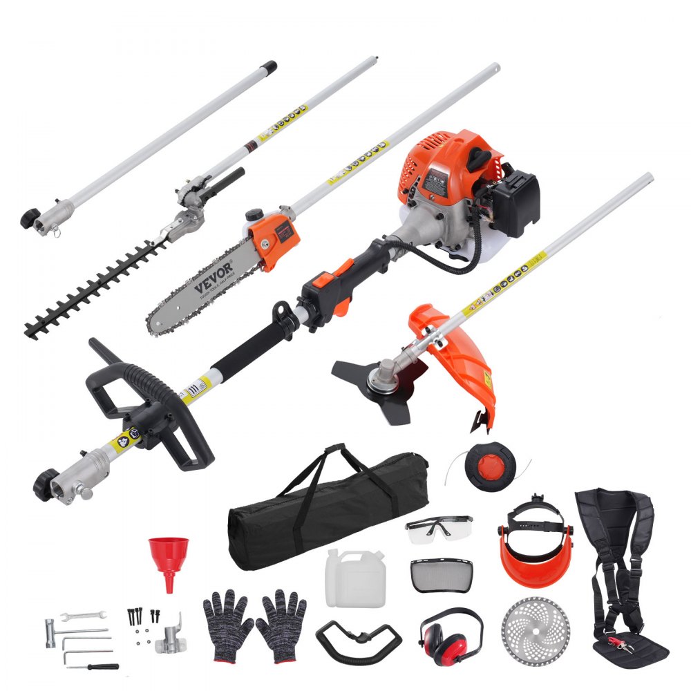 6-in-1 heggenschaar benzine heggenschaar 52CC heggenschaar met lange steel 6-in-1 heggenschaar benzine heggenschaar 52CC heggenschaar met lange steel