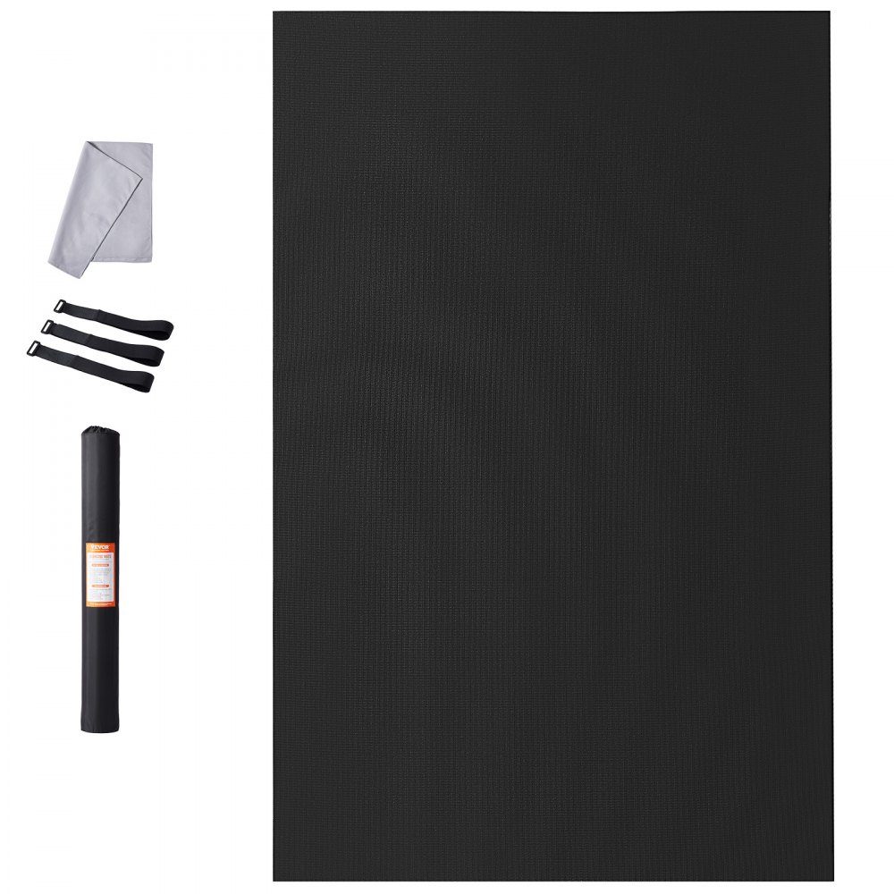Exercise Mat, High Density Non-Slip Premium Yoga Mat, Exercise Yoga Mat for Men and Women, Fitness and Exercise Mat with Bag and Strap, for All Types of Home Yoga, Pilates and Floor Training (2.4x1.5m)