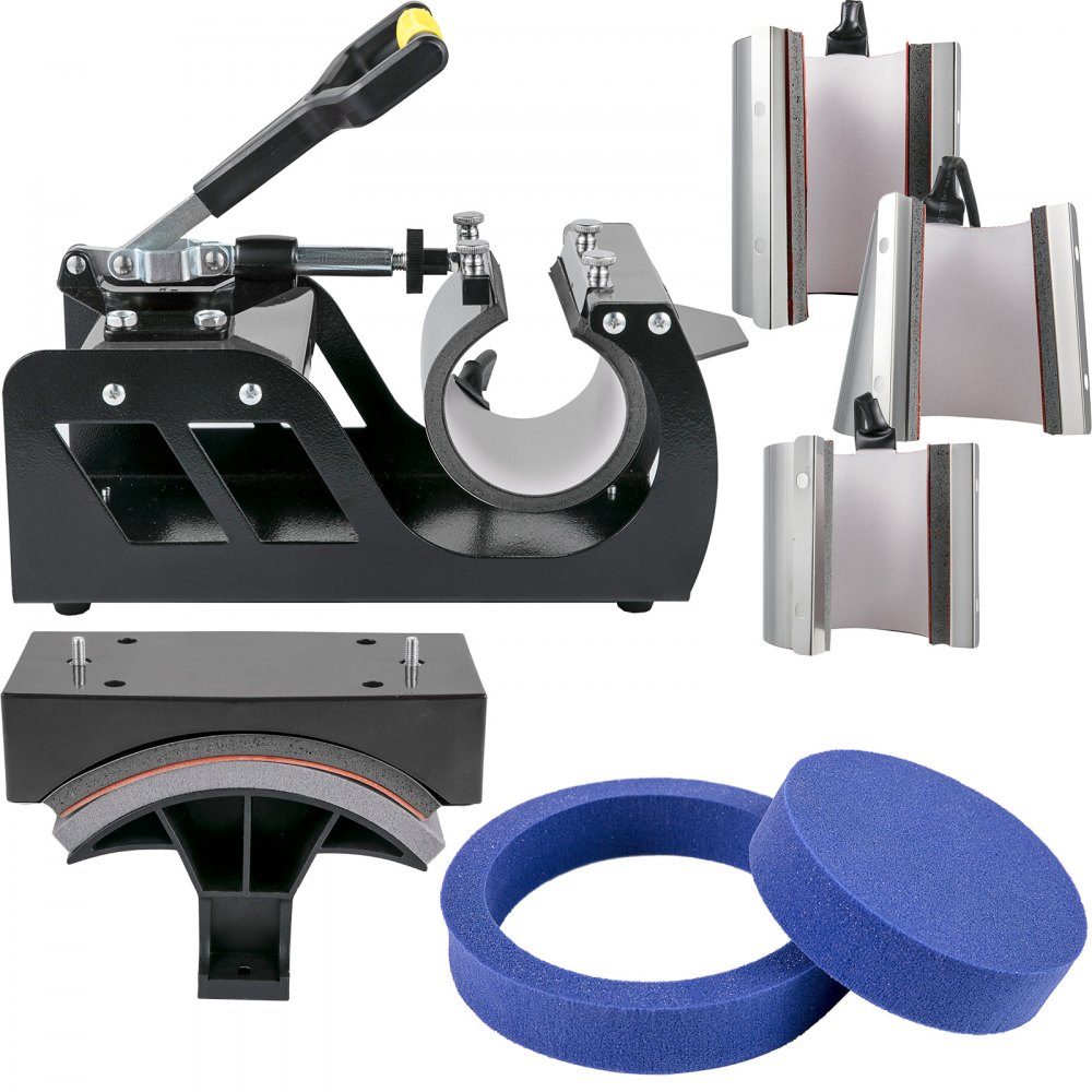 1200W Heat Press 8 in 1 T-Shirt Press 38x38cm Black Heat Press T-Shirt Heat Press for Applying Letters, Numbers and Patterns