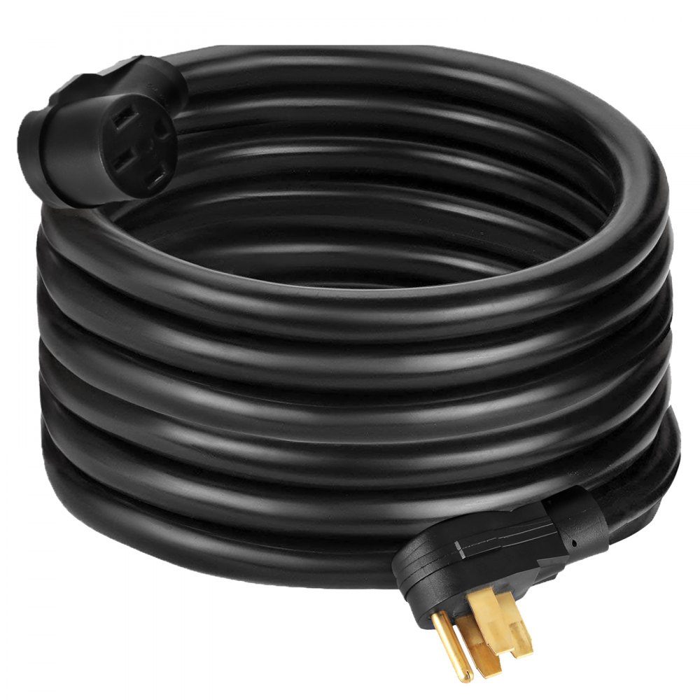 Cordon d'alimentation RV 15 m 40 A RV rallonge AWG8 40 A RV rallonge camion remorque RV camping-car camping-car câble poignées poignées RV An