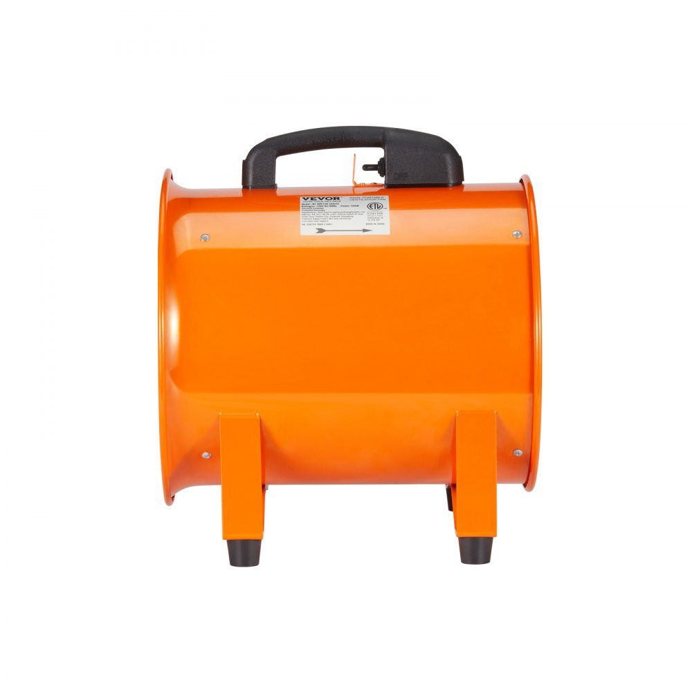 Bauventilator 255 W AC-Motor Bauventilator 2830 U/min Bauventilator Gebläse 1720 CFM (2922 m3/h) Axialventilator mit 5 m Schlauch Axialventilator 79 dB Geräuschpegel Industrieventilator