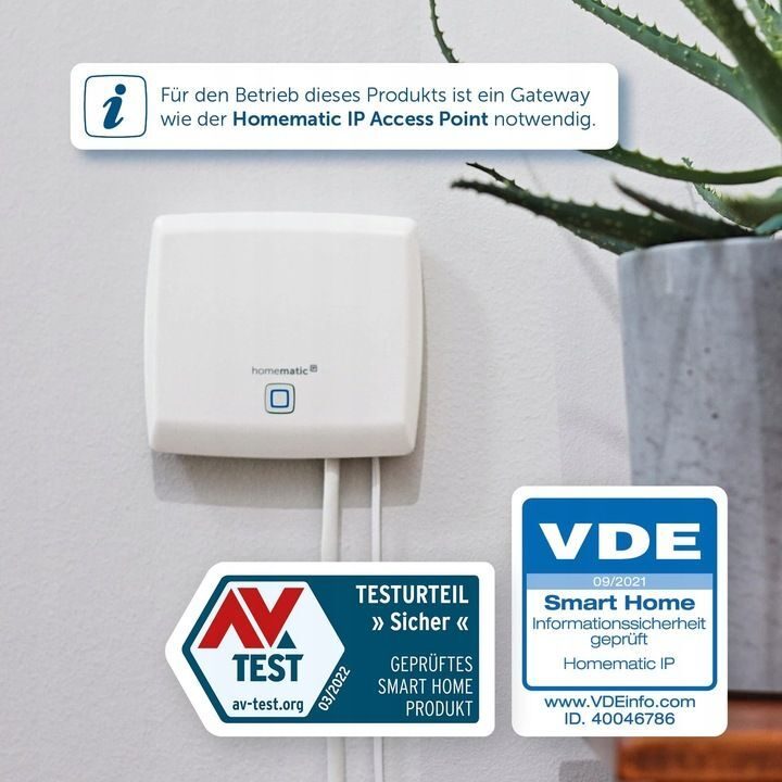 Homematic IP HmIP-SWSD Rookmelder Smart Home Rookmelder 142685A0A