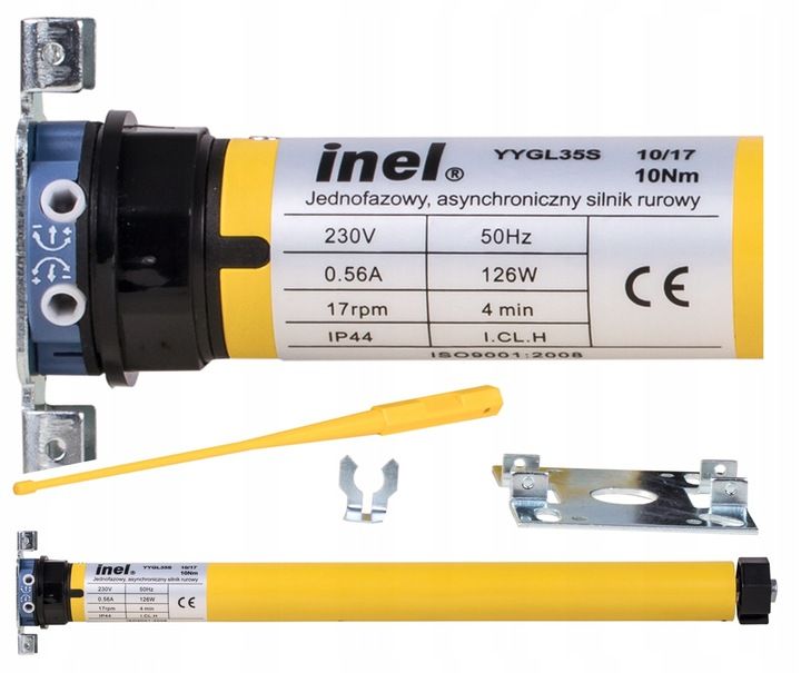 Moteur pour volets roulants extérieurs – Inel N-10, 10 Nm, Ø 40 mm Moteur pour volets roulants extérieurs – Inel N-10, 10 Nm, Ø 40 mm