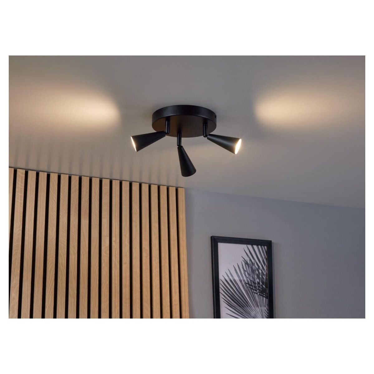 LIVARNO home LED plafondlamp, 3 spots, warm wit
