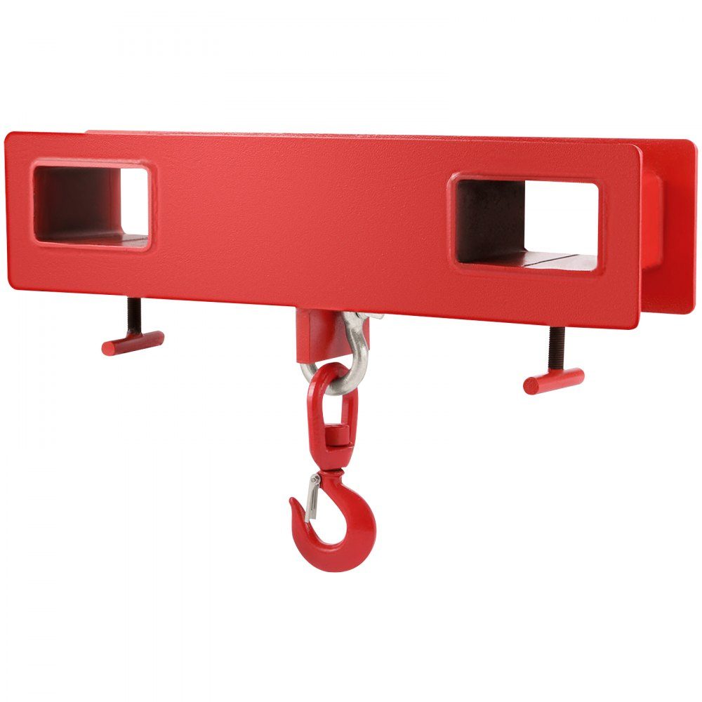 2-Tonnen-Gabelstapler-Hebehaken, 4000 £/2000 kg Tragfähigkeit, Gabelhubwagen, Drehhaken, Mobilkran, Gabelstapler-Anbaugeräte