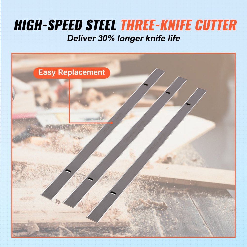 Thickness planer, 2000 W power, thickness planer, 3 planer blades, planer, 23500 rpm, planing width 33 cm, max. cutting thickness 15 cm Table planer 52.5 x 69.6 x 48 cm Ideal for woodworking