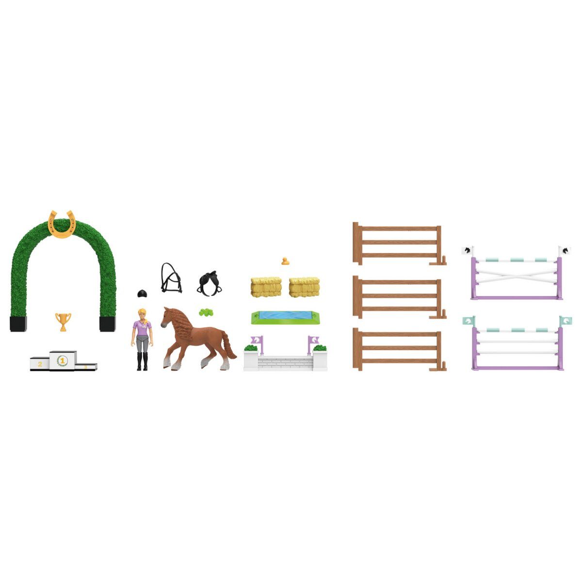 Playtive Animal Adventures Figure Set M (Riding Farm - Tournament)