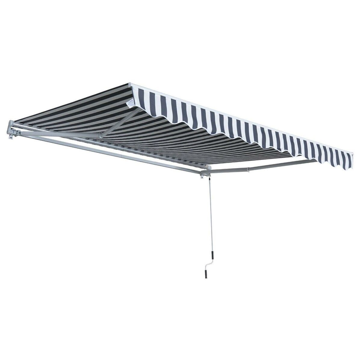 Outsunny folding arm awning with hand crank Outsunny folding arm awning with hand crank