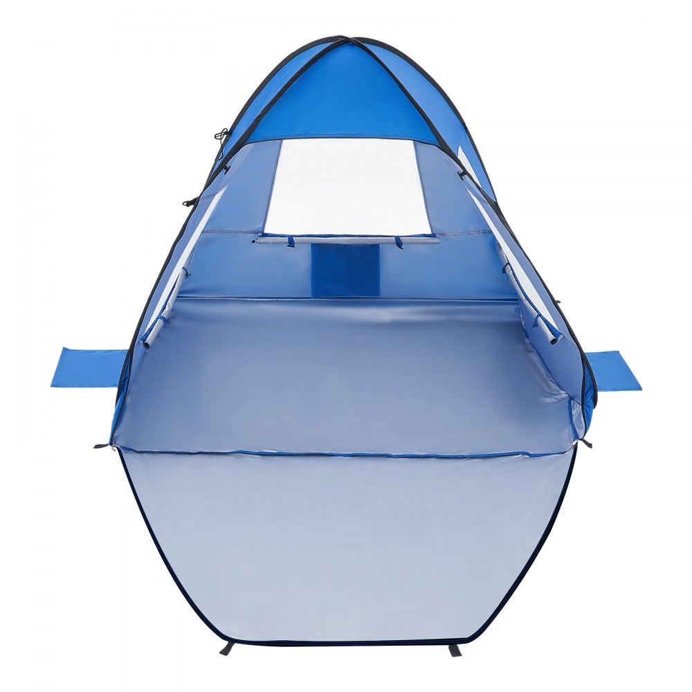 Strandtent Zonnescherm voor 2 personen, UPF 50+ bescherming, draagbare strandtent met draagtas en metalen palen, compacte strandparasol voor kamperen, vissen, picknick, zonnetent Strandtent Zonnescherm voor 2 personen, UPF 50+ bescherming, draagbare strandtent met draagtas en metalen palen, compacte strandparasol voor kamperen, vissen, picknick, zonnetent