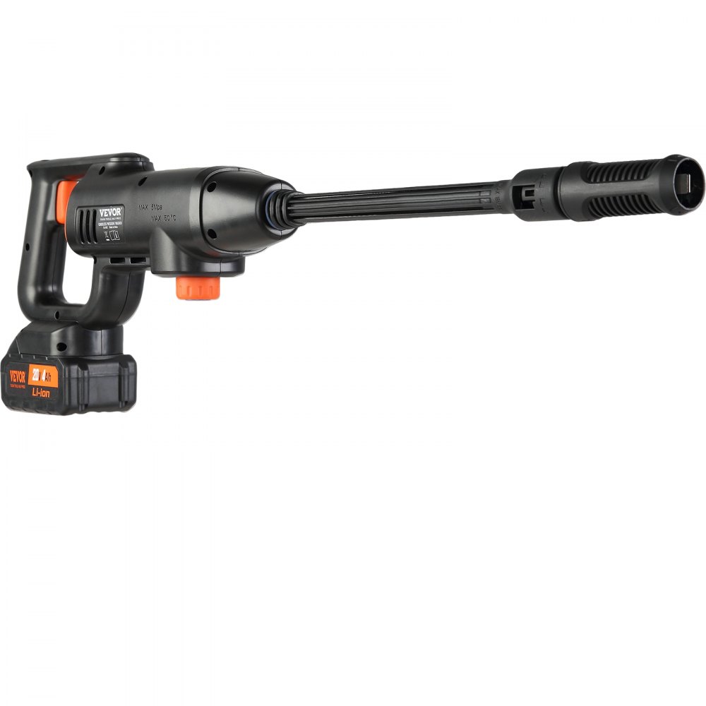 Akku-Hochdruckreiniger, kabelloser Wasser-Hochdruckreiniger, Spritzpistole, Hochdruckreiniger-Pistole (220W 21V, 40bar, für mobile Reinigung und Bewässerung, 4L/min, inkl. Zubehör, Ladegerät)