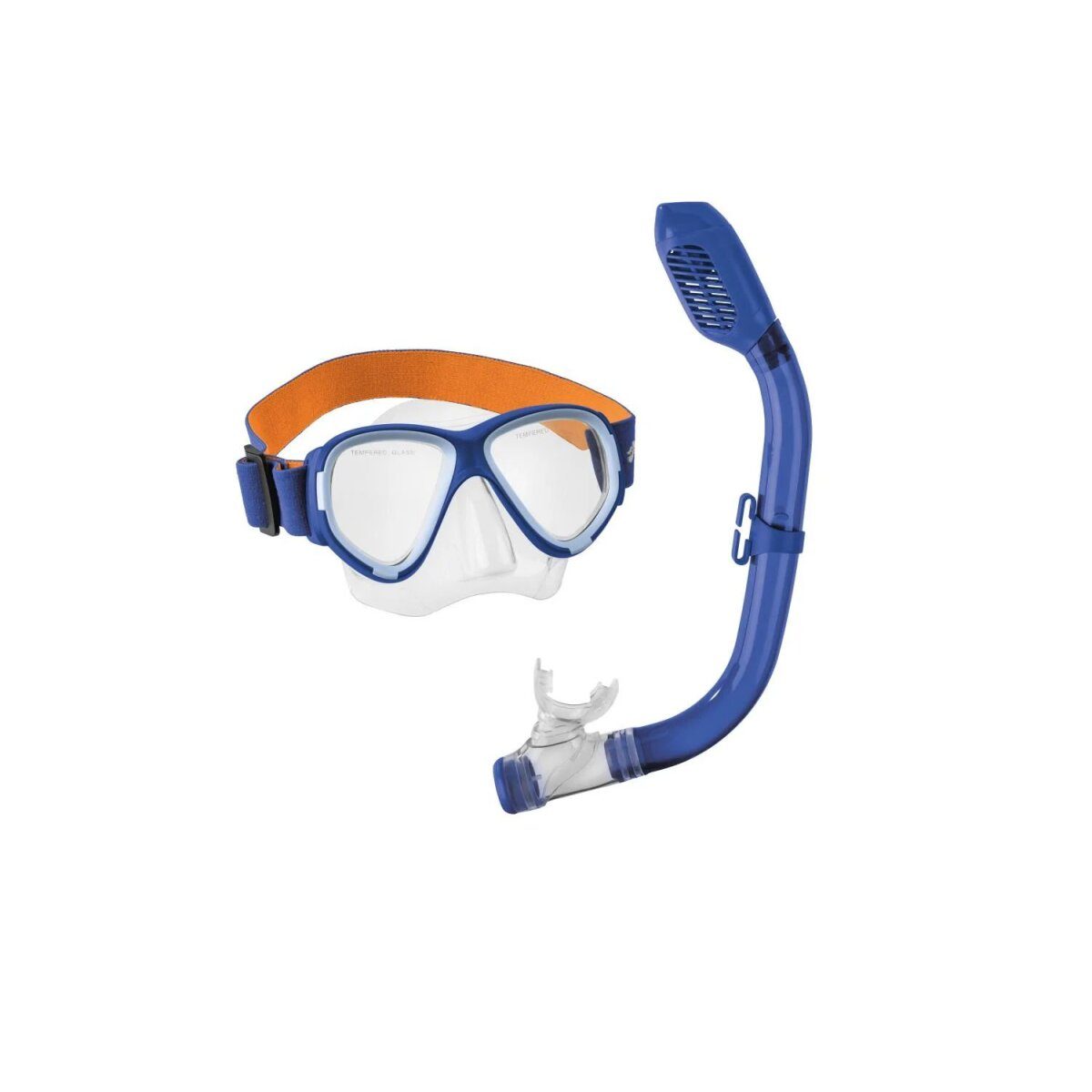 Ensemble de tuba pour enfants CRIVIT, 2 pièces (bleu/orange)