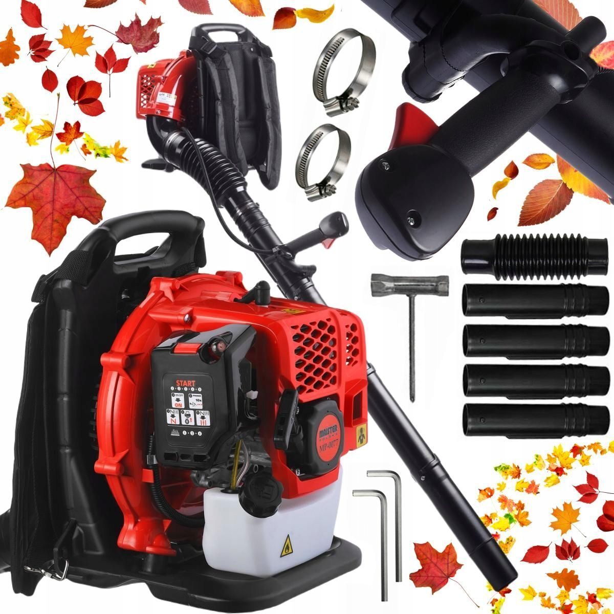 GARTEN-Laubbläser STARKES RUCKSACKBLASER-Set