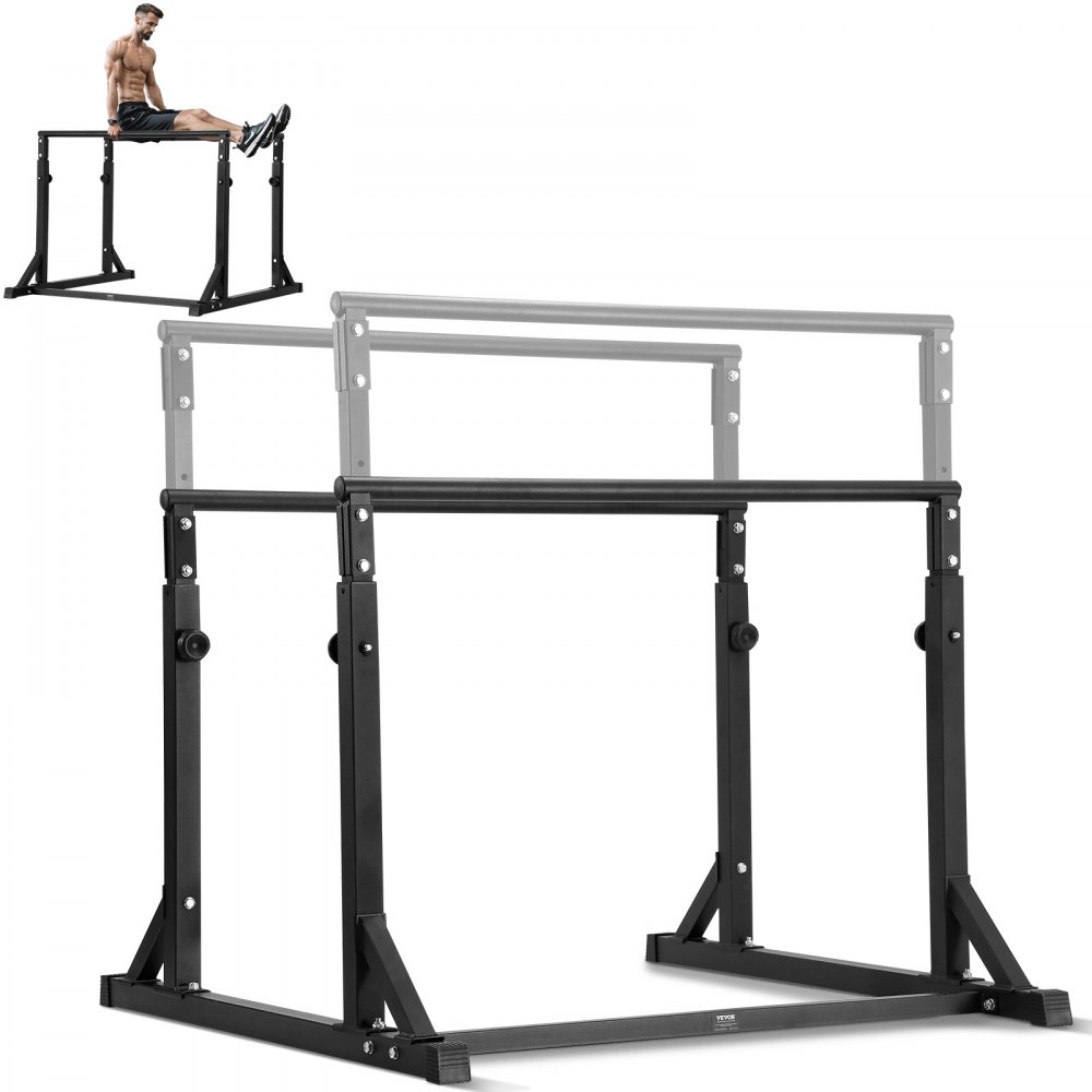 Barre de trempage, station de support de trempage robuste réglable 363 kg, station de barre de trempage d'entraînement de fitness, support de pompe parallèle, barres parallèles pour l'entraînement de force dans la salle de sport à domicile Barre de trempage, station de support de trempage robuste réglable 363 kg, station de barre de trempage d'entraînement de fitness, support de pompe parallèle, barres parallèles pour l'entraînement de force dans la salle de sport à domicile