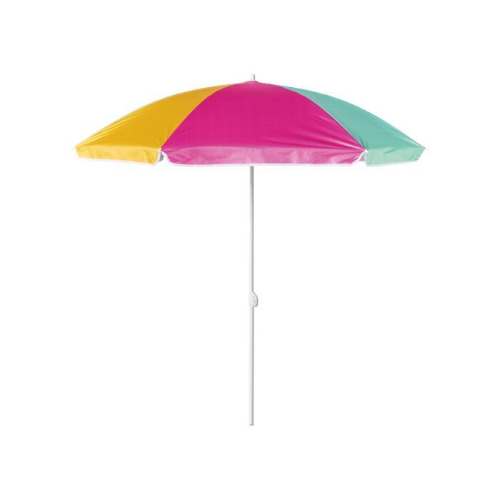 Parasol CRIVIT, Ø 140 cm, z szerokimi kolorowymi paskami