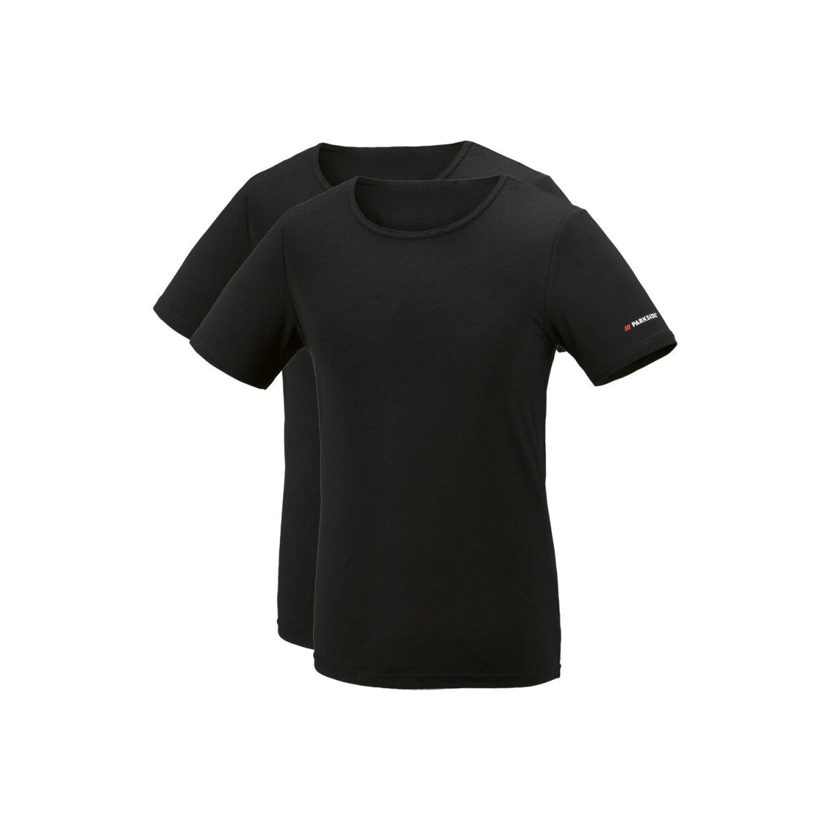 PARKSIDE® maillot de corps homme, 2 pièces, M, noir
