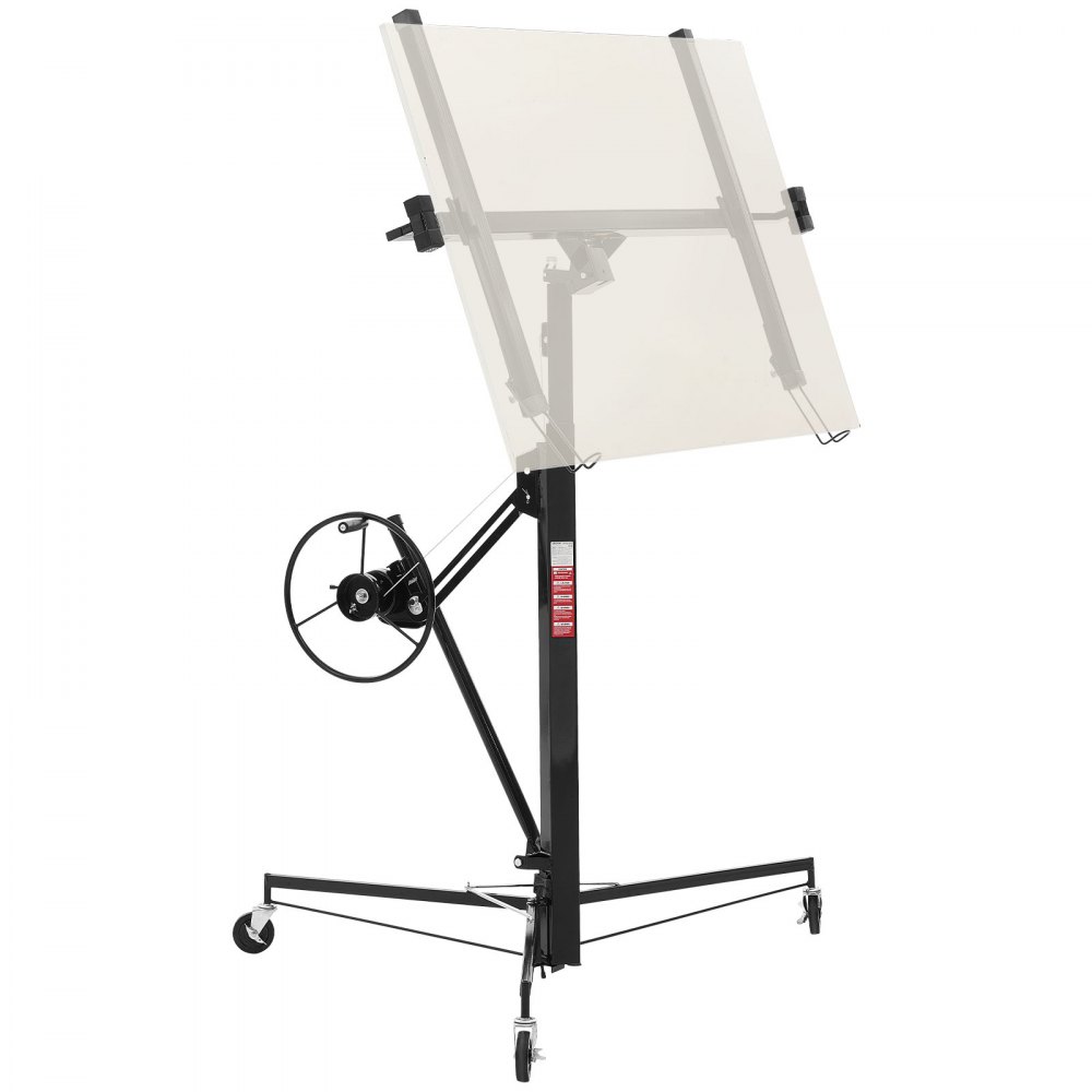 Plattenheber bis max. 68 kg, 3353 mm Höhe, Gipskartonheber mit verstellbarem Teleskoparm, Gipskarton, Trockenbauheber, Plattenheber, Hebezeug, Werkzeug, für Decken- und Wandmontage (schwarz) Plattenheber bis max. 68 kg, 3353 mm Höhe, Gipskartonheber mit verstellbarem Teleskoparm, Gipskarton, Trockenbauheber, Plattenheber, Hebezeug, Werkzeug, für Decken- und Wandmontage (schwarz)