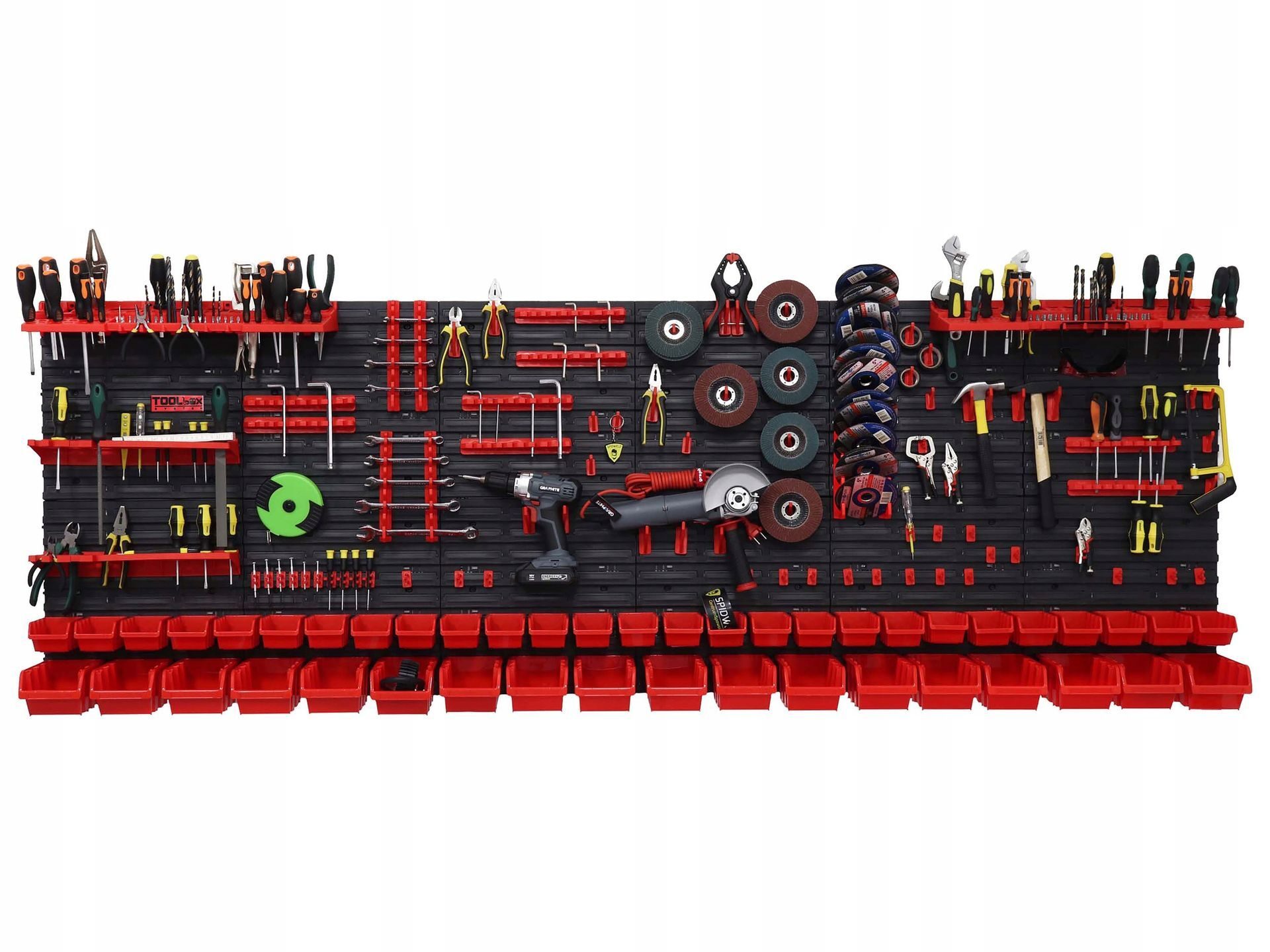 Werkstattregal Werkzeugwandgarage 240x80 cm Komplettset