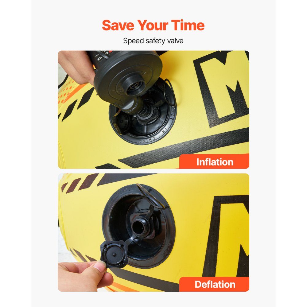 Booster Ball Towable Tube Rope Performance Ball, Thickened PVC Inflatable Balls for Boating and Water Sports - with High Tensile Strength Rope and Speed ​​Safety Valve