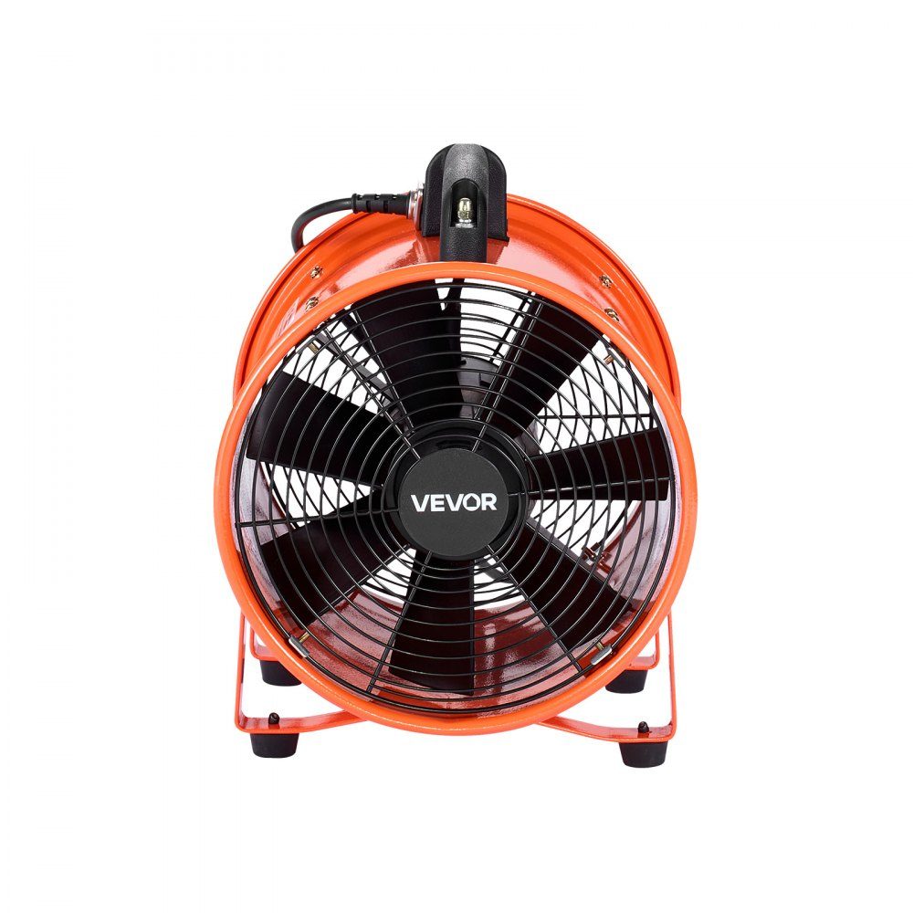 Construction fan 221 W AC motor construction fan 2830 rpm construction fan blower 1720 CFM (2922 m3/h) axial fan 10 m hose axial fan 79 dB noise level industrial fan IP44