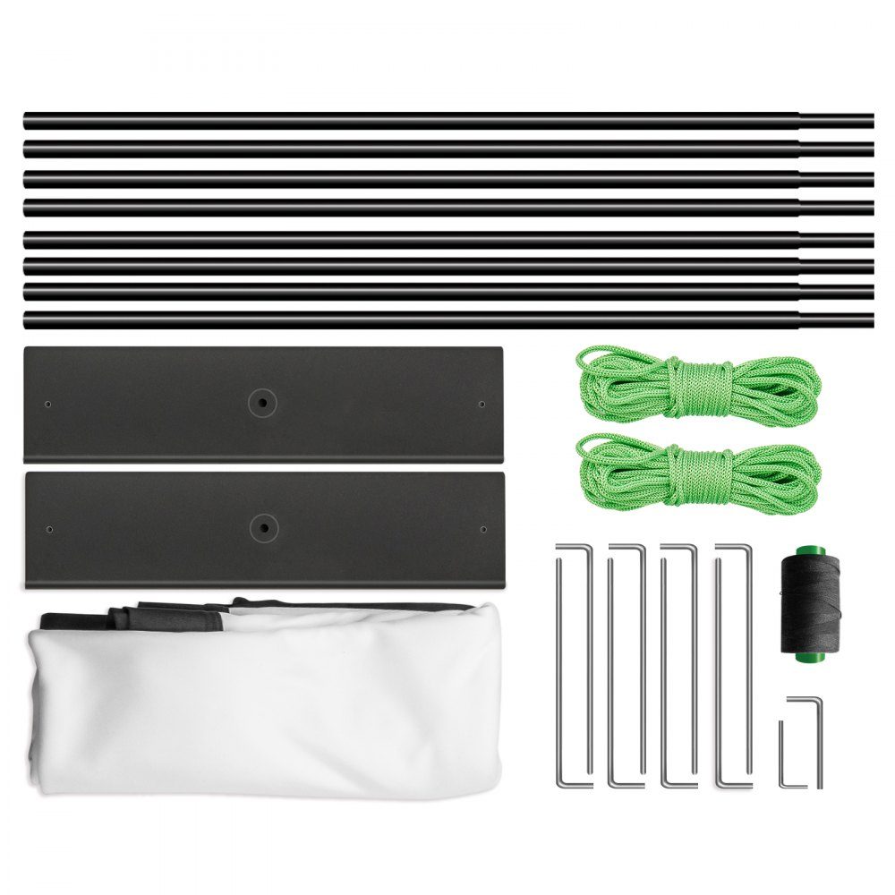 Projection Screen with Stand 15" Portable Movie Screen 16:9 Outdoor Indoor Projector Screen 138" x 80" Mobile Projector Screen 160°