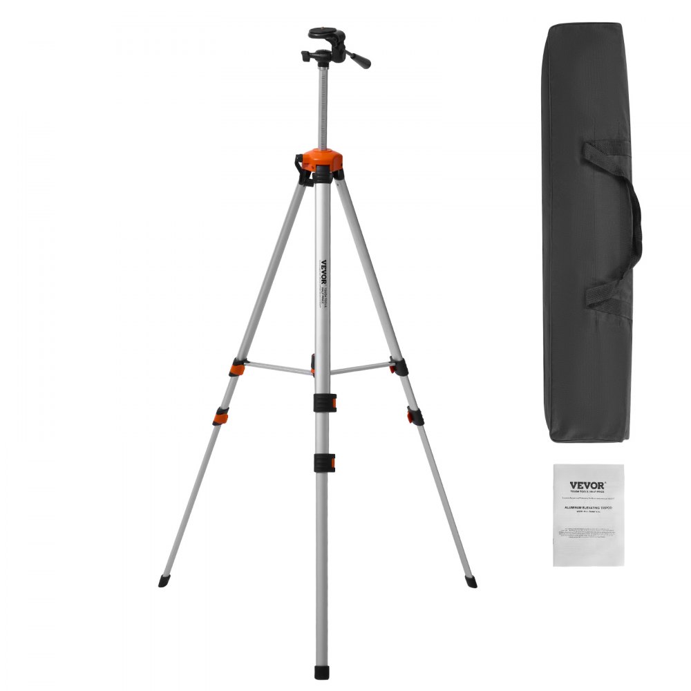 Laser-Wasserwaagen-Stativ, ¼ x 20-Gewindemontage, 27,36–68,11 Zoll Höhenverstellung mit integrierter Wasserwaage, leichter Laserscanner-Stativständer, einziehbare Beine, Aluminium-Stativ für stabile Messungen Laser-Wasserwaagen-Stativ, ¼ x 20-Gewindemontage, 27,36–68,11 Zoll Höhenverstellung mit integrierter Wasserwaage, leichter Laserscanner-Stativständer, einziehbare Beine, Aluminium-Stativ für stabile Messungen