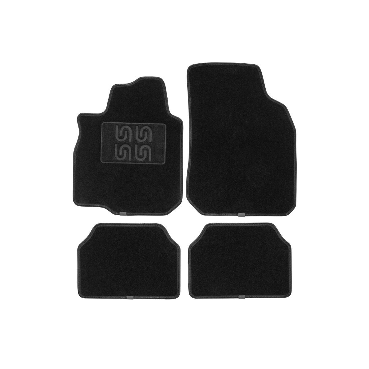 ULTIMATE SPEED® Universal-Automatten-Set, 4-teilig, rutschfest und leicht zu reinigen (Variante C)