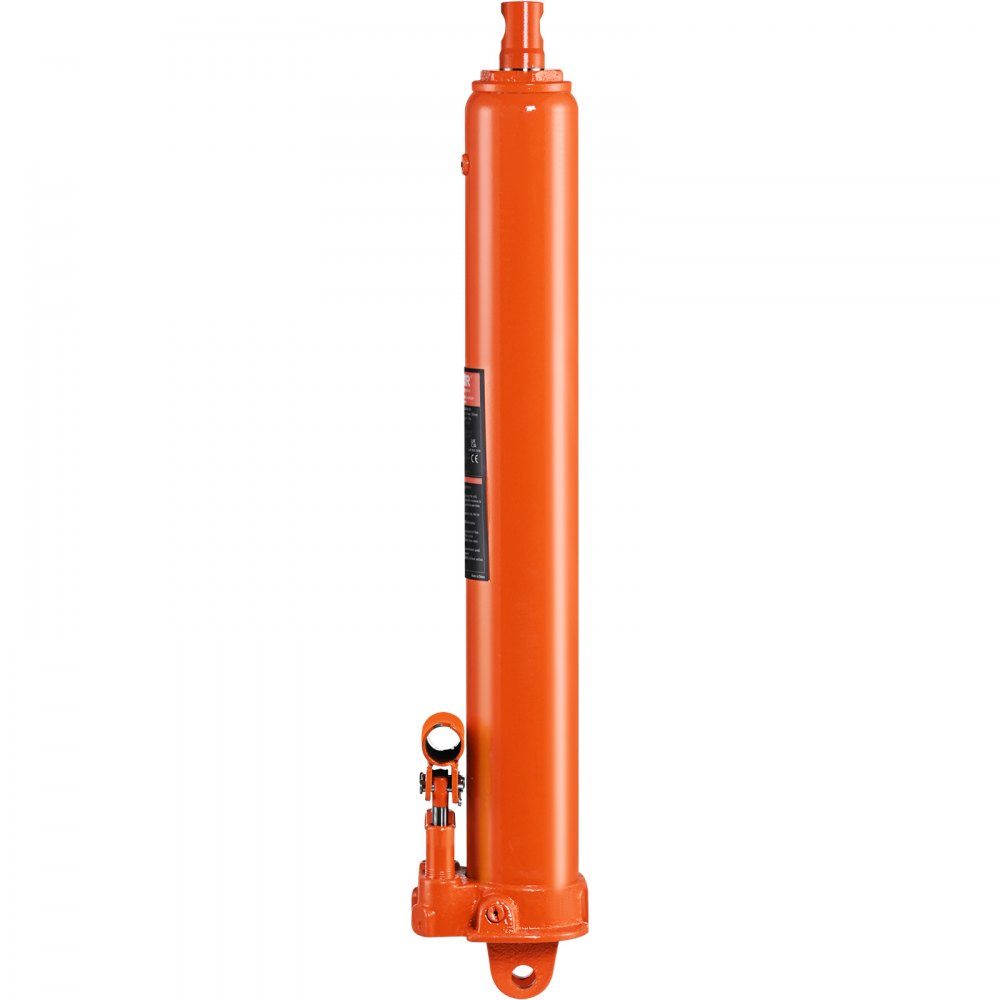 Hydraulischer langer Ram-Wagenheber, 8T-Motorhebezylinder mit Doppelkolbenpumpe und Gabelbasis, hydraulischer Wagenheber für Motorhebebühnen, Garagen-/Ladenkräne, Bauernhof usw