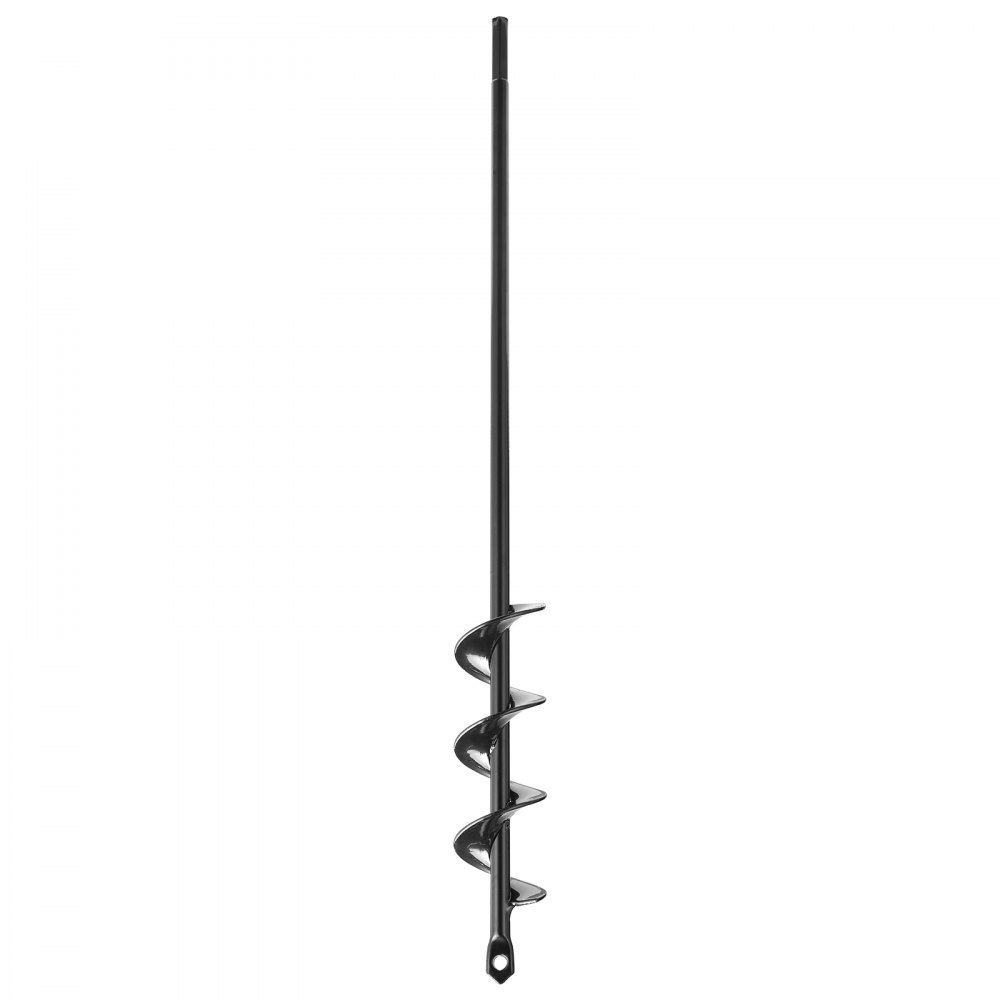 Tarière de terre pour perceuse, foret de jardin en acier Q235 40 x 420 mm pour foret hexagonal de 3/8", foret de ponceau, outil de creusement pour la plantation et le perçage Tarière de terre pour perceuse, foret de jardin en acier Q235 40 x 420 mm pour foret hexagonal de 3/8", foret de ponceau, outil de creusement pour la plantation et le perçage