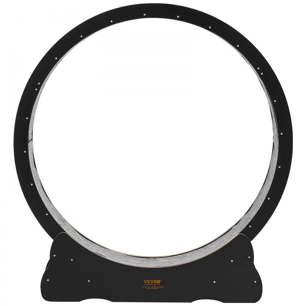 Roue d'exercice pour chat, diamètre intérieur 118 cm, roue d'exercice en bois pour chats jusqu'à 13,6 kg, tapis roulant pour chat avec bande de roulement en tapis et mécanisme de verrouillage, jouet silencieux pour chat d'intérieur, noir Roue d'exercice pour chat, diamètre intérieur 118 cm, roue d'exercice en bois pour chats jusqu'à 13,6 kg, tapis roulant pour chat avec bande de roulement en tapis et mécanisme de verrouillage, jouet silencieux pour chat d'intérieur, noir