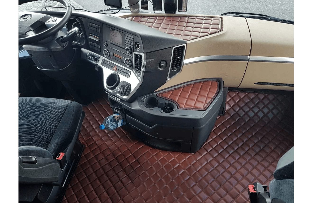 Handmade Mercedes Actros Mp4 Mp5 Solostar floor mats carpet complete set