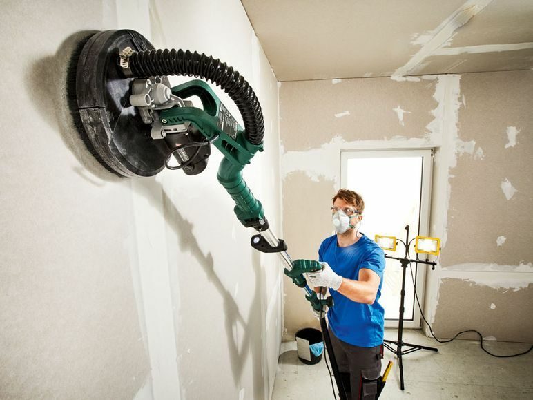PARKSIDE® wall and ceiling sander »PWDS 920 b2«, 710 watts, with aluminum telescopic handle