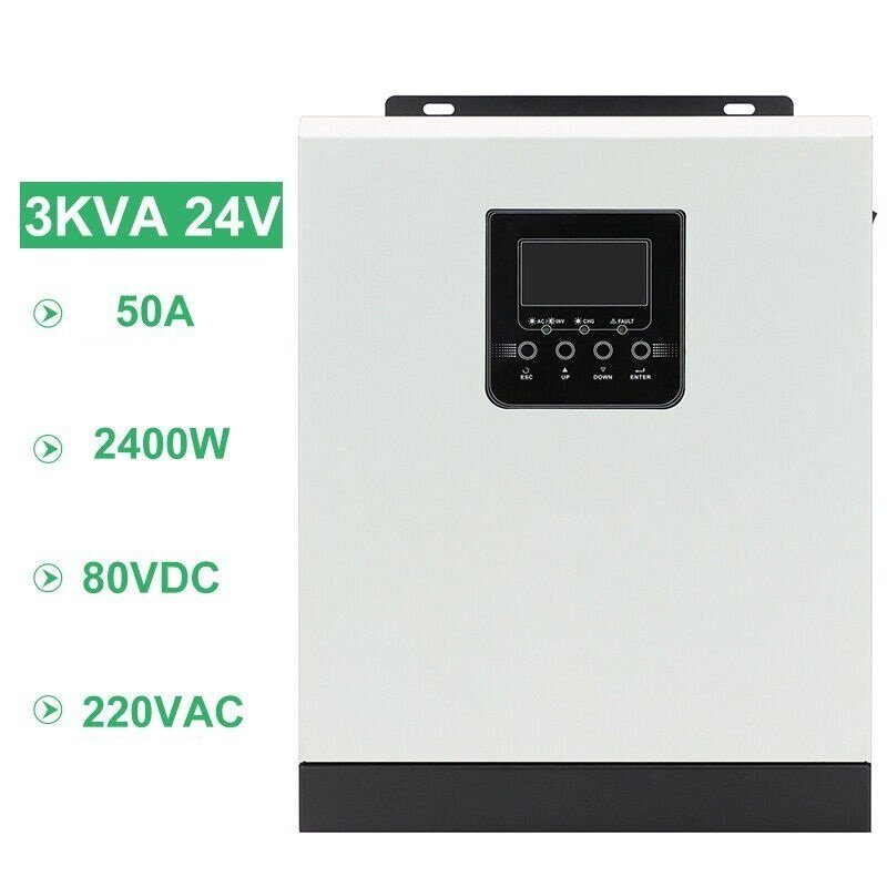 Omvormer voor zonne-energie zuivere sinusgolf 2400W 24V 50A