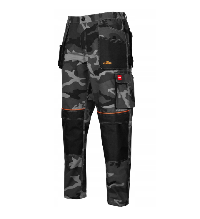 WORK PANTS for assembly workers CAMOU in a camo look