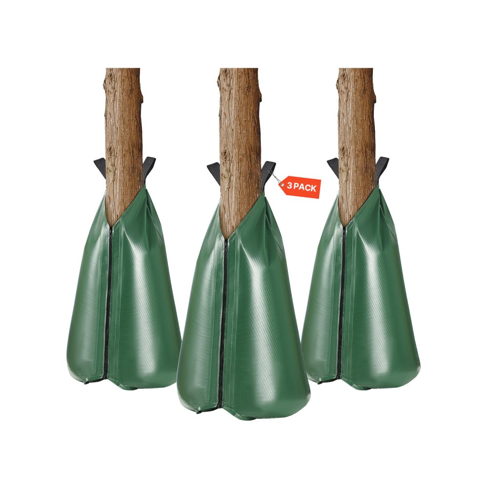 Boombesproeiingszakken, set van 3 75L bewateringszakken voor nieuwe bomen, 5-9 uur langzame afgifte, bewateringszak met ritssluiting, boombewateringssysteem voor diepwortelbeheer Boombesproeiingszakken, set van 3 75L bewateringszakken voor nieuwe bomen, 5-9 uur langzame afgifte, bewateringszak met ritssluiting, boombewateringssysteem voor diepwortelbeheer