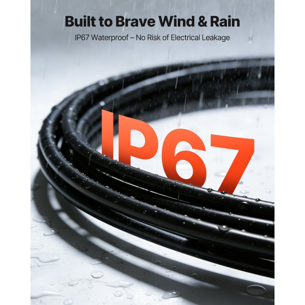 Solar Cable Extension 50ft Black and 50ft Red 10AWG Solar Extension Cable Tinned Copper Cable for Off Grid Photovoltaic Systems in Homes Vehicles RVs Boats IP67