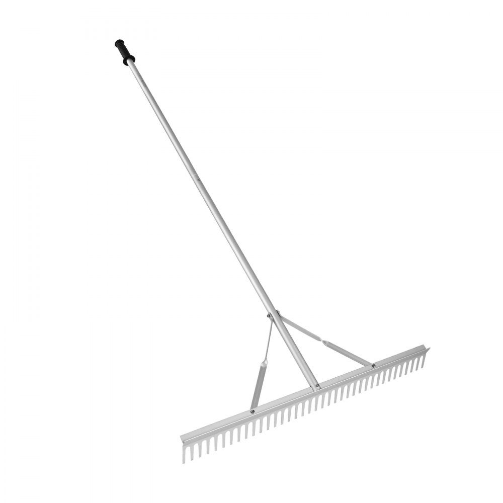 Landscape Rake 36" Head Aluminum Landscape Rake 75" Adjustable Handle