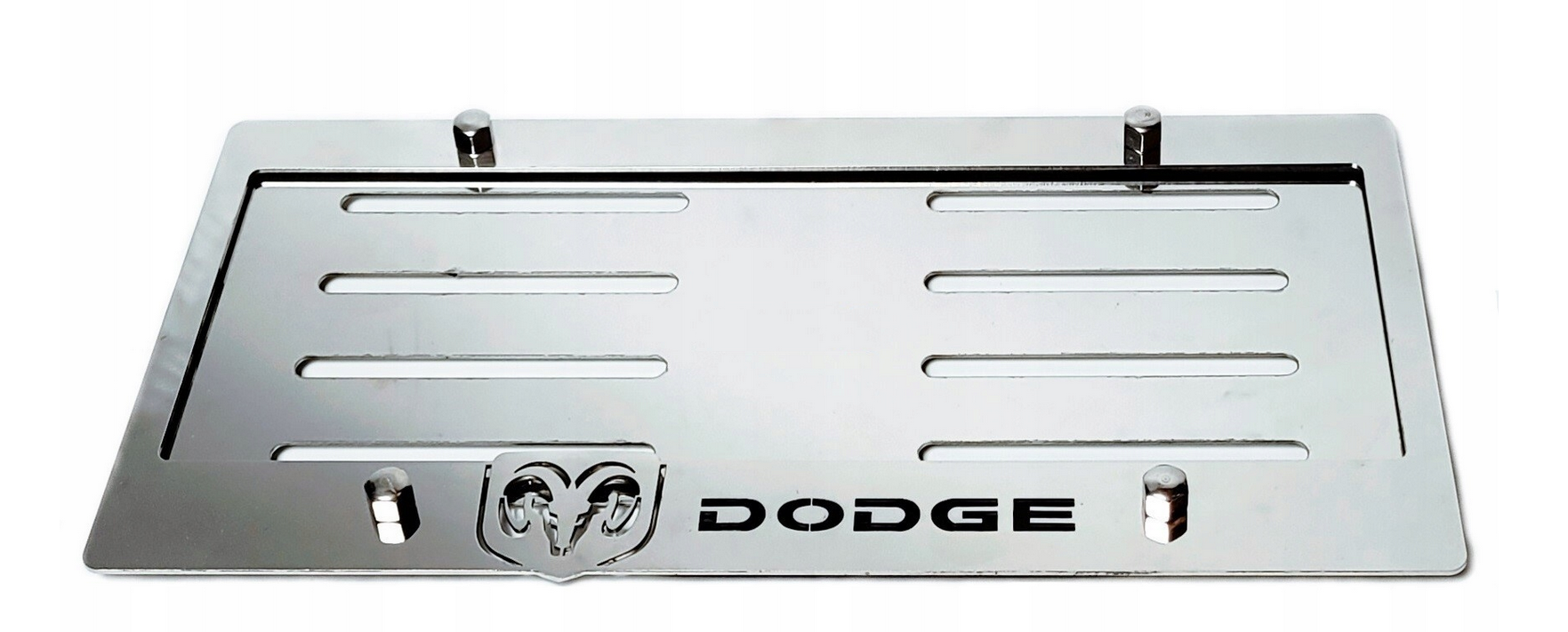 Support de plaque d'immatriculation en métal pour petites plaques d'immatriculation - Dodge Support de plaque d'immatriculation en métal pour petites plaques d'immatriculation - Dodge