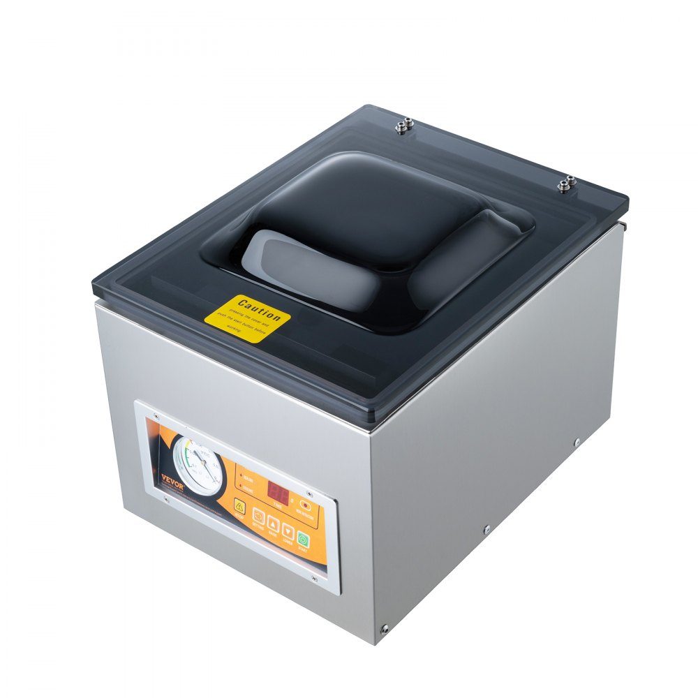 Kamervacuümmachine 260 W vacumeermachine voor vochtige gerechten, vleesmarinades enz. Compact formaat met een seallengte van 26 cm Kan worden gebruikt in particuliere keukens en commerciële ruimtes