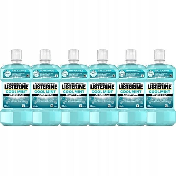 6x Listerine Cool Mint Mild 500ml – Part No. HT-15936
