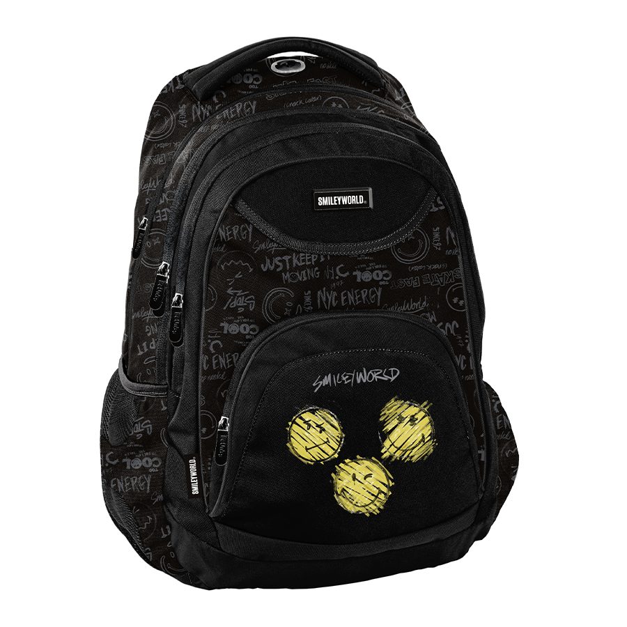 Smiley - 3 Icons BeUniq Jugendrucksack