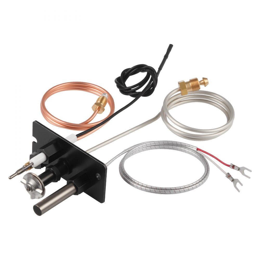 Aardgas waakvlambrander, OE 69L17, 69L1701, 904405, J4117, 108084-02 gas waakvlamkit, vervanging voor aardgasontsteking, compatibel met Lennox-, Superior- en Astria-modellen, zwart