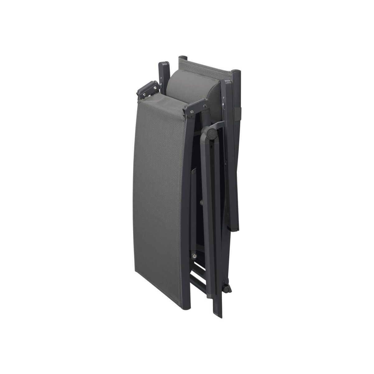 LIVARNO home aluminum deck chair “Houston”, anthracite