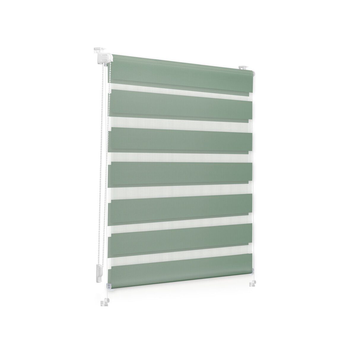 Duo-Rollo Klemmfix, ohne Bohren, gespannt, blickdicht, ab 45 x 150 cm