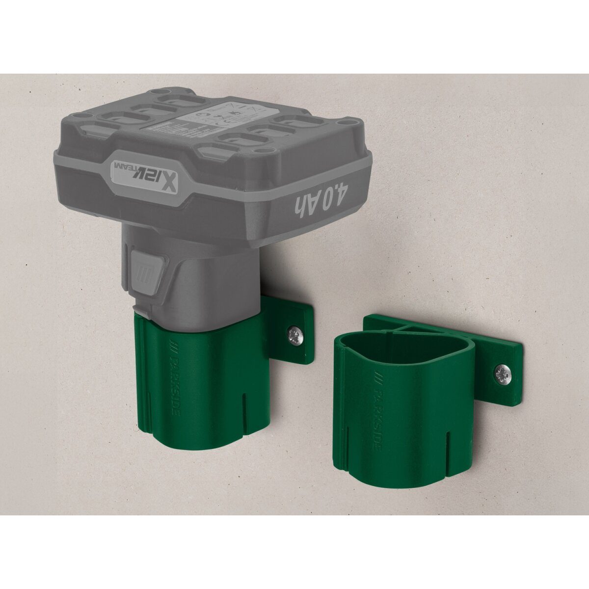 Support mural PARKSIDE® pour outils/batteries, en plastique