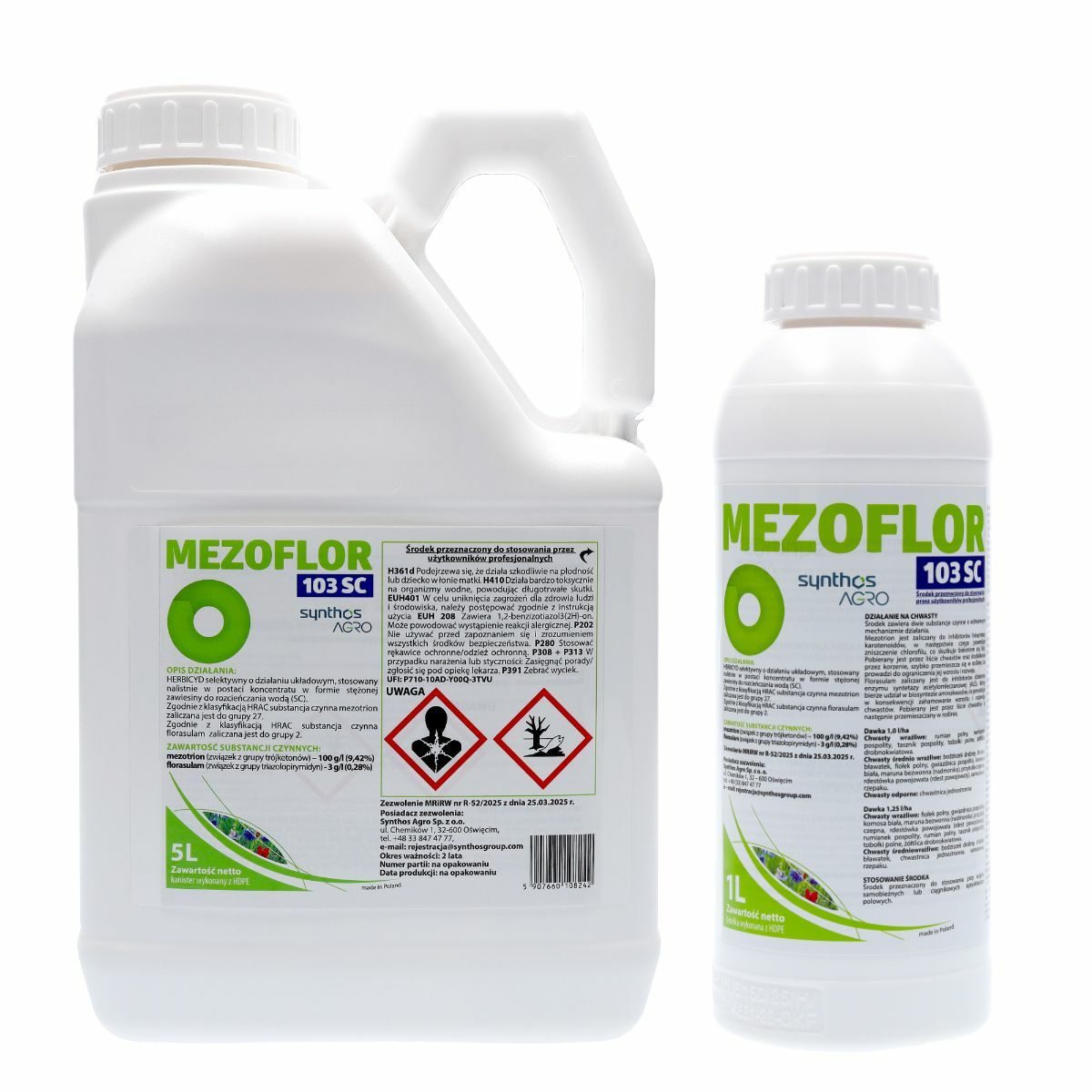 Mezoflor 103 SC (Florasulam, Mesotrione) Synthos – herbicyd