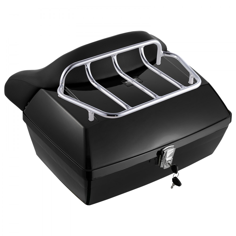 Motorrad-Topcase Motorradkoffer 48L Universal-Heckbox aus PP-Material, wasserdichte & abnehmbare Motorrad-Topbox mit Mehrlochboden & Ablage Helmkoffer (565 x 500 x 380 mm) Motorrad-Topcase Motorradkoffer 48L Universal-Heckbox aus PP-Material, wasserdichte & abnehmbare Motorrad-Topbox mit Mehrlochboden & Ablage Helmkoffer (565 x 500 x 380 mm)