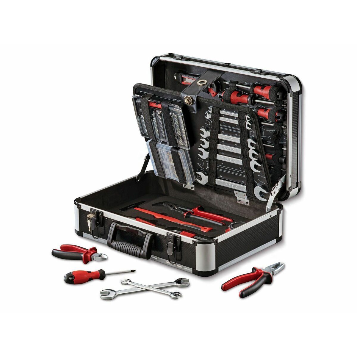 Mallette à outils PARKSIDE®, 128 pièces, robuste