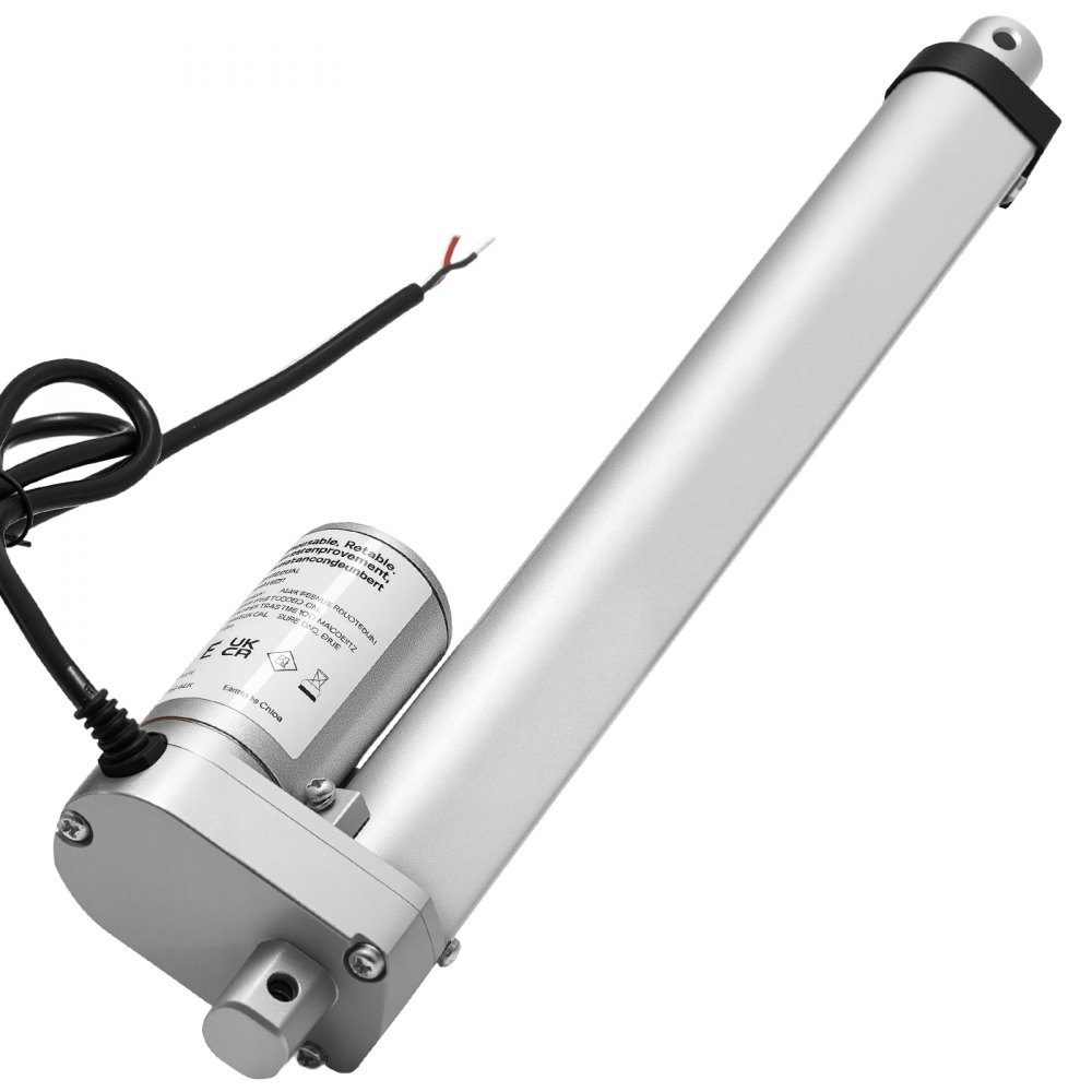 12V lineaire actuator, 250 mm 15 mm/s lineaire motor, 1000N lineaire actuator met IP54-Schutz en montagebeugel, lineaire technologie-actuators voor lifttafels, ligstoelen, raamdeuropeners