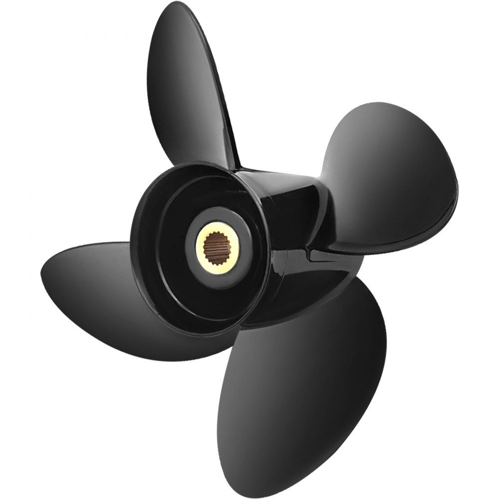 Outboard Propeller Replacement for OEM 3587522 4-Blatt 14-1/4" x 19" Pitch Aluminum Boat Propeller Compatible with Volvo Penta SX Drive All Models 19 Splines Right Hand